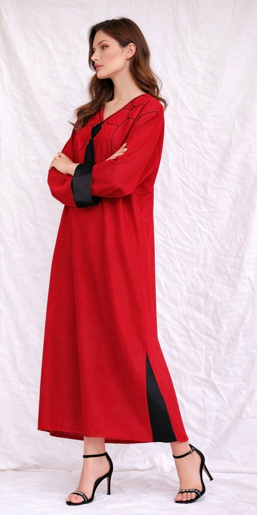 RED CHERRY KAFTAN
