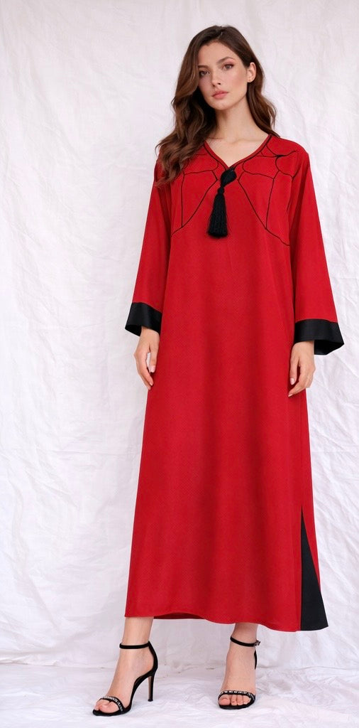 RED CHERRY KAFTAN